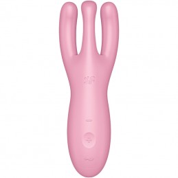 SATISFYER - THREESOME 4 VIBRADOR APP ROSA