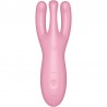 SATISFYER - THREESOME 4 VIBRADOR APP ROSA