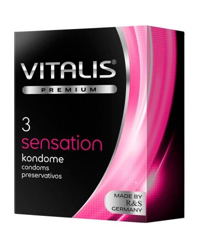 Condón Vitalis Sensations x 3 Unidades