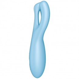SATISFYER - THREESOME 4 VIBRADOR APP AZUL