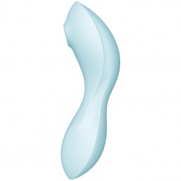 SATISFYER - CURVY TRINITY 5 ESTIMULADOR Y VIBRADOR APP AZUL