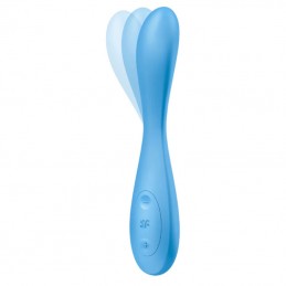 SATISFYER - G-SPOT FLEX 4+ MULTI VIBRADOR APP AZUL