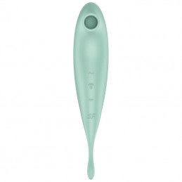 SATISFYER - TWIRLING PRO+ ESTIMULADOR Y VIBRADOR APP VERDE