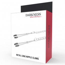 DARKNESS - PINZAS AJUSTABLES PARA PEZONES METAL