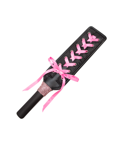 Paleta De Nalgadas Retro Cordón Rosa