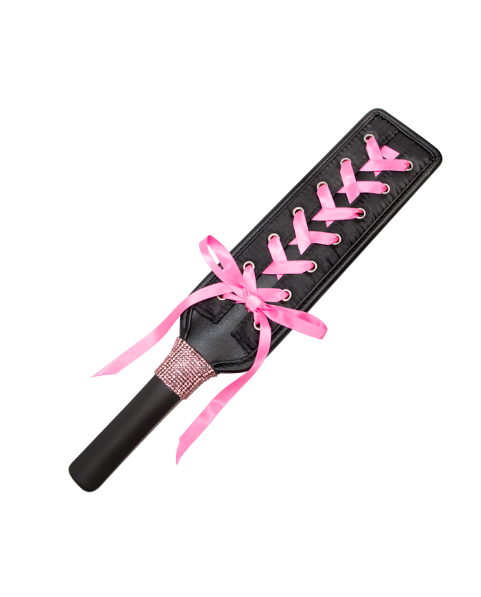 Paleta De Nalgadas Retro Cordón Rosa