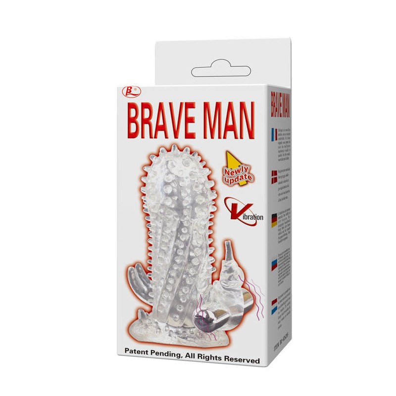 BAILE - BRAVE MAN EXTENSION PENE VIBRADOR RABBIT