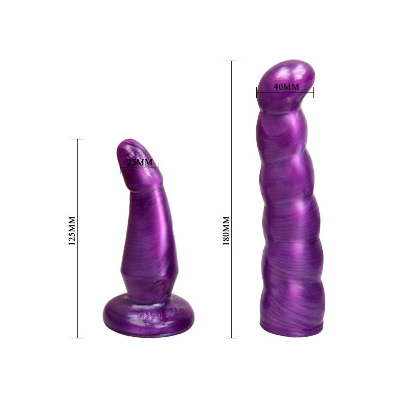 BAILE - ARNES ANAL Y VAGINAL FEMENINO LILA PUNTO G 17 CM