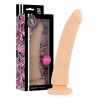 DELTA CLUB - TOYS ARNÉS + DILDO NATURAL SILICONA MEDICA 17 CM -O- 3 CM