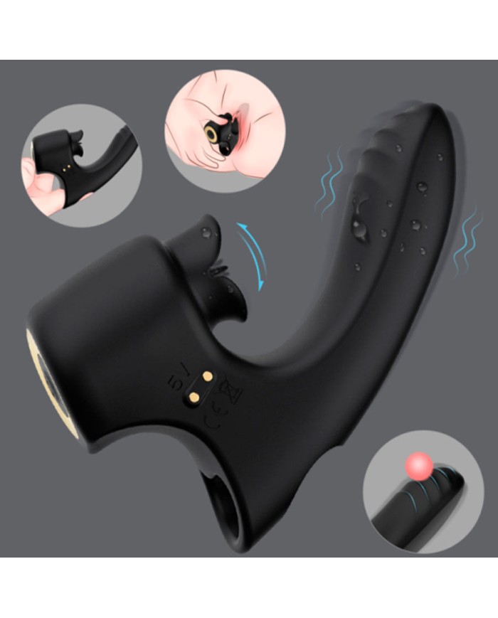 Vibrador Devil's Kiss Black Vibrador Devil's Kiss Black