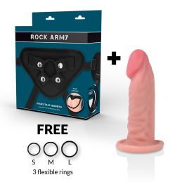 ROCKARMY - ARNES + DUAL DENSITY TIGER DILDO REALISTA 14 CM -O- 4.46 CM