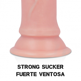 ROCKARMY - ARNÉS + DUAL DENSITY CRUSADER DILDO REALISTA 21.5 CM -O- 4.46 CM