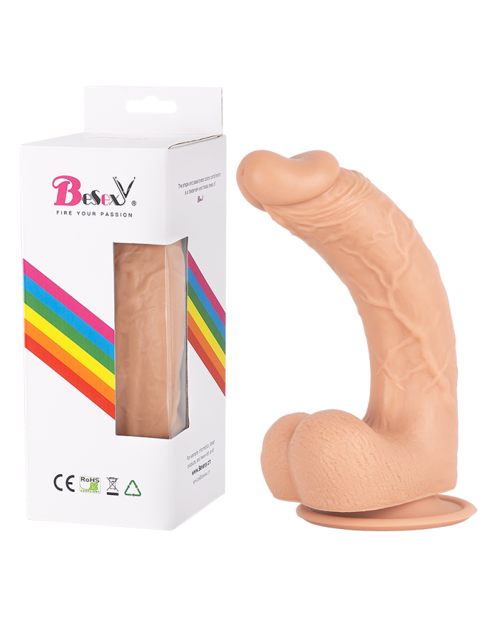 Dildo Big Ergonomic Flesh