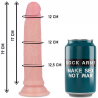 ROCKARMY - HARNESS + LIQUID SILICONE DILDO PREMIUM AVENGER 19 CM -O- 3.98 CM