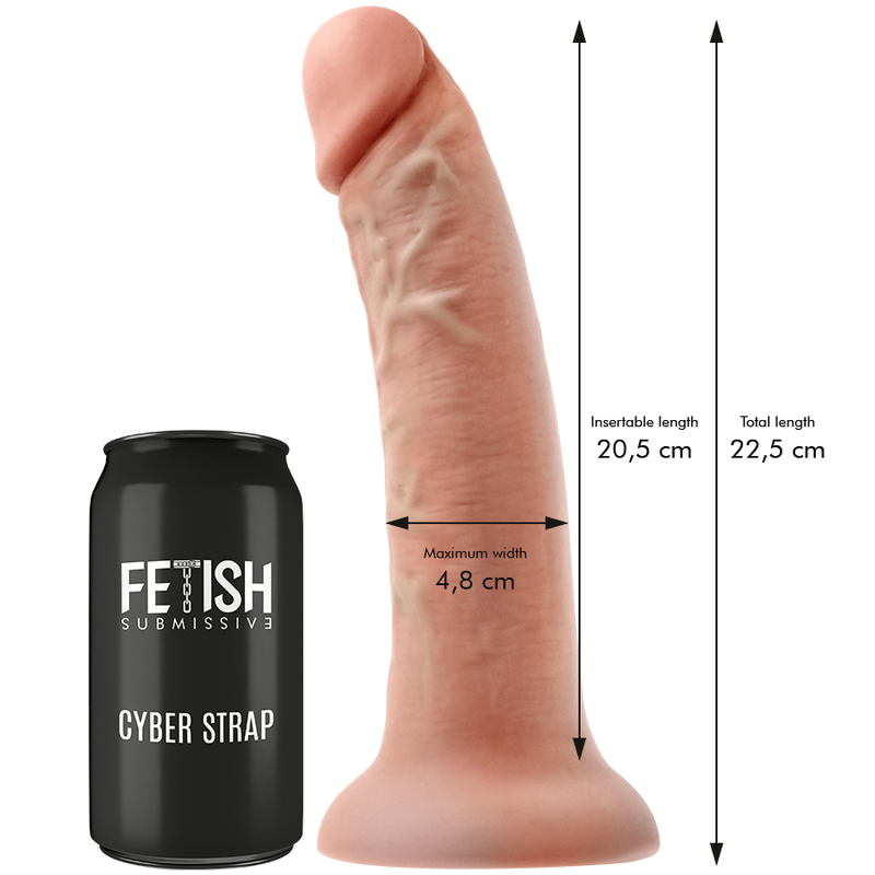 FETISH SUBMISSIVE CYBER STRAP - ARNES CON DILDO CONTROL REMOTO TECNOLOGIA WATCHME L