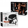 FETISH SUBMISSIVE CYBER STRAP - ARNES CON DILDO Y BALA CONTROL REMOTO TECNOLOGIA WATCHME L