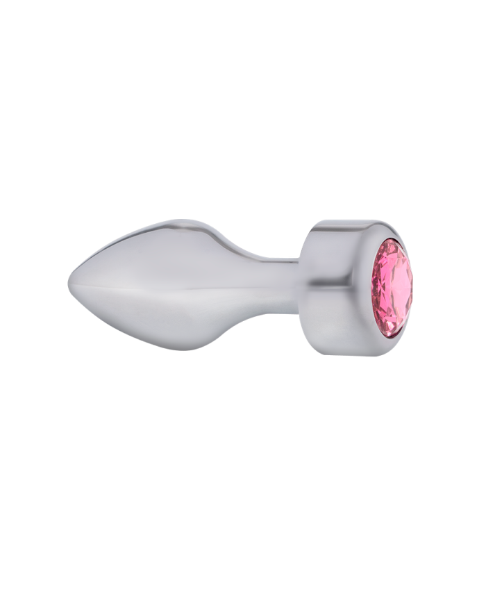 Plug Anal Pequeño Gema Rosa
