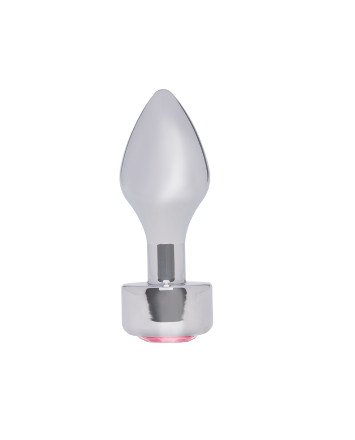 Plug Anal Pequeño Gema Rosa