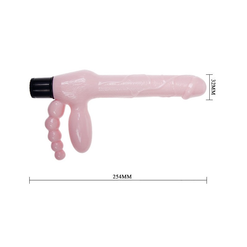 BAILE - ARNES SIN CUERDA TPR CON VIBRACION Y ESTIMULACION ANAL 25.4 CM