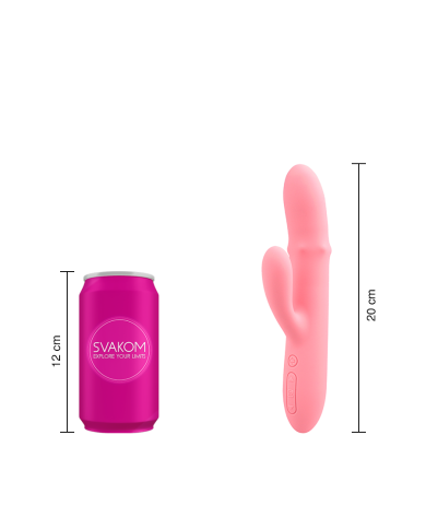 Vibrador Dobe Estimulación Mora NEO Peach Pink Controlado por APP Global By Svakom