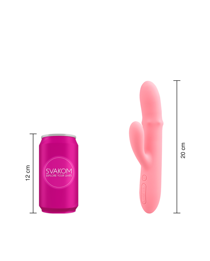 Vibrador Dobe Estimulación Mora NEO Peach Pink Controlado por APP Global By Svakom