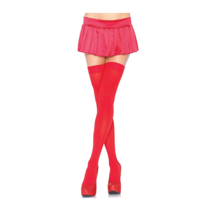 LEG AVENUE - MEDIAS OPACAS ROJO