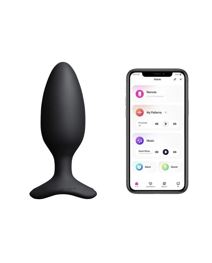 Plug Anal Vibrador Hush 2 (1.5 pulgadas) Controlado por APP Global by Lovense