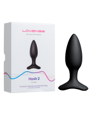 Plug Anal Vibrador Hush 2 (1.5 pulgadas) Controlado por APP Global by Lovense