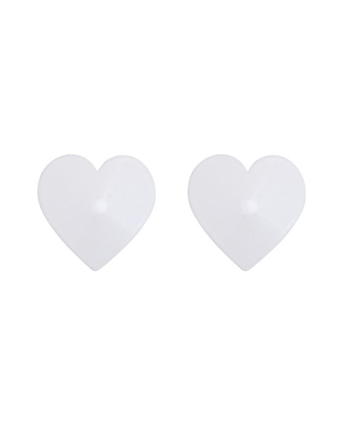 Cubrepezones Corazón Blanco
