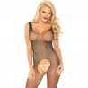 LEG AVENUE - BODYSTOCKING CON ABERTURA Y BRILLANTES T.U