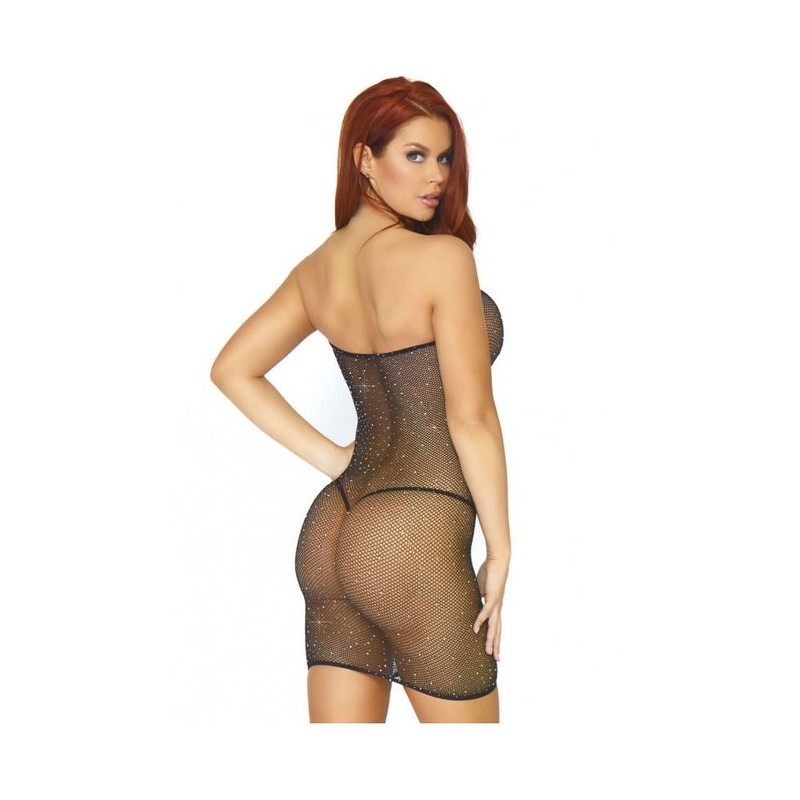 LEG AVENUE - VESTIDO CONVERTIBLE DE TUBO NEGRO T.U.