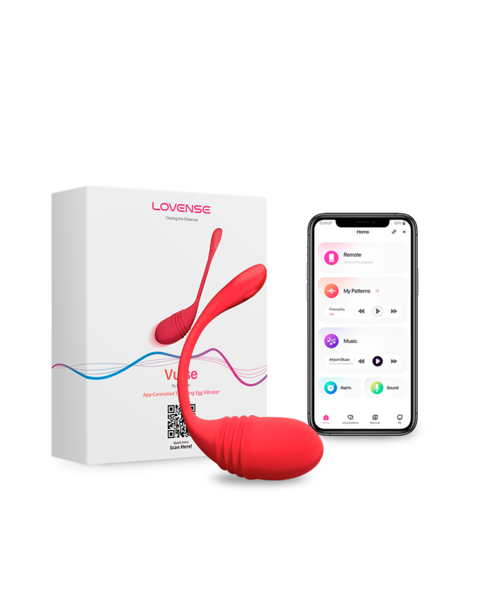 Huevo VIbrador Vulse Controlado por APP Global by Lovense Huevo VIbrador Vulse Controlado por APP Global by Lovense