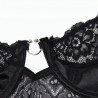 SUBBLIME - CORSET Y CINTURON NEGRO S/M