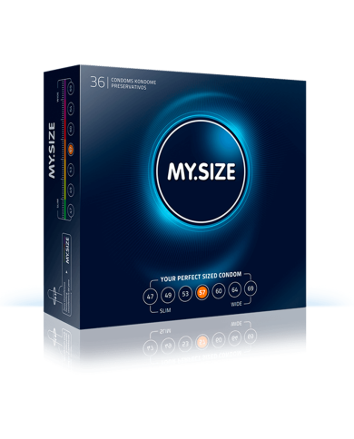 Condón Mysize 57 milímetros x 3 Unidades