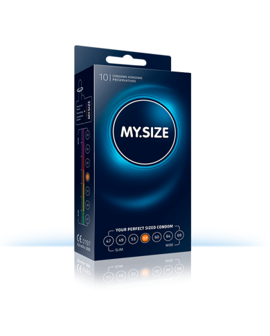 Condón Mysize 57 milímetros x 3 Unidades
