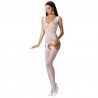 PASSION - WOMAN BS062 BODYSTOCKING BLANCO TALLA UNICA