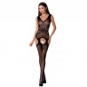 PASSION - WOMAN BS062 BODYSTOCKING BLANCO TALLA UNICA