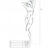 PASSION - WOMAN BS054 BODYSTOCKING ROJO TALLA UNICA