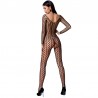 PASSION - WOMAN BS068 BODYSTOCKING NEGRO TALLA UNICA