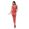 PASSION - WOMAN BS069 BODYSTOCKING BLANCO TALLA UNICA