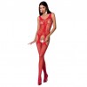 PASSION - WOMAN BS073 BODYSTOCKING TALLA UNICA NEGRO