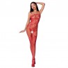 PASSION - WOMAN BS077 BODYSTOCKING TALLA UNICA NEGRO