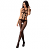 PASSION - WOMAN BS084 BODYSTOCKING ROJO TALLA UNICA