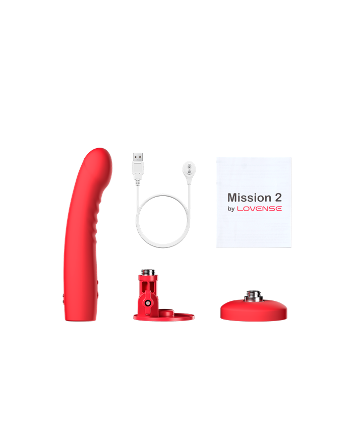 Mission 2 Vibrating suction cup dildo By Lovense