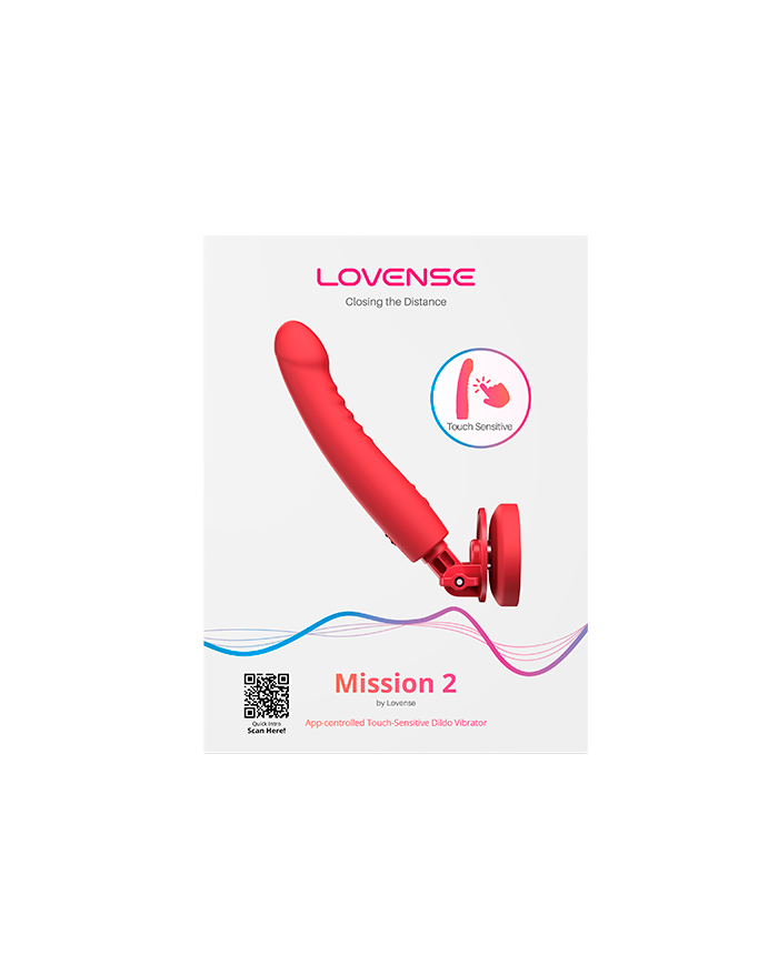 Mission 2 Vibrating suction cup dildo By Lovense