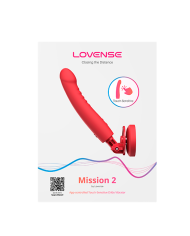 Mission 2 Vibrating suction cup dildo By Lovense