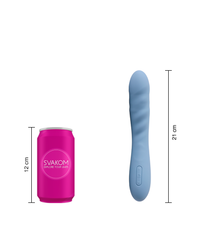 Vibrador para Punto G Ava NEO Azul Controlado por APP Global By Svakom