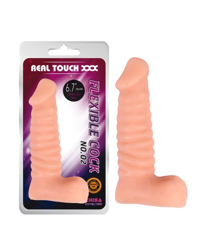 Dildo Flexible Flesh Cock 6.7'' N.02