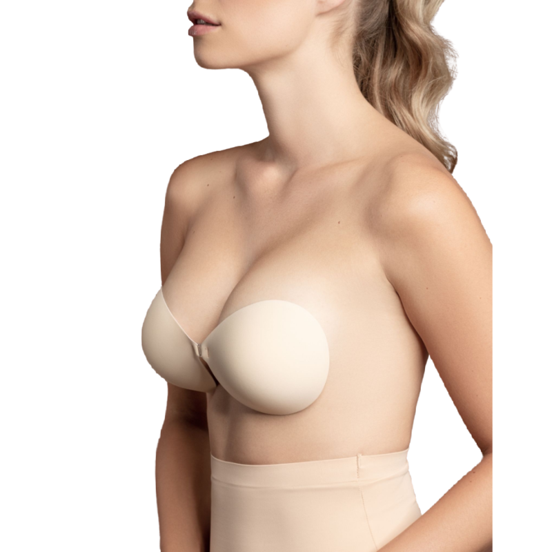 BYE-BRA - SUJETADOR INVISIBLE BEIGE COPA A