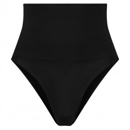 BYE-BRA - FAJA SIN COSTURAS ESTILO TANGA NEGRO TALLA L